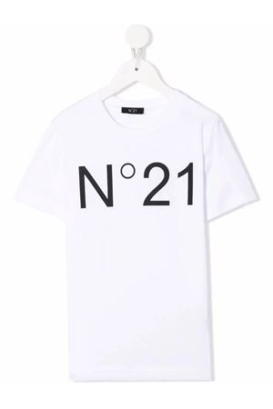 tshirt in cotone bianco N°21 KIDS | N21173N01530N100